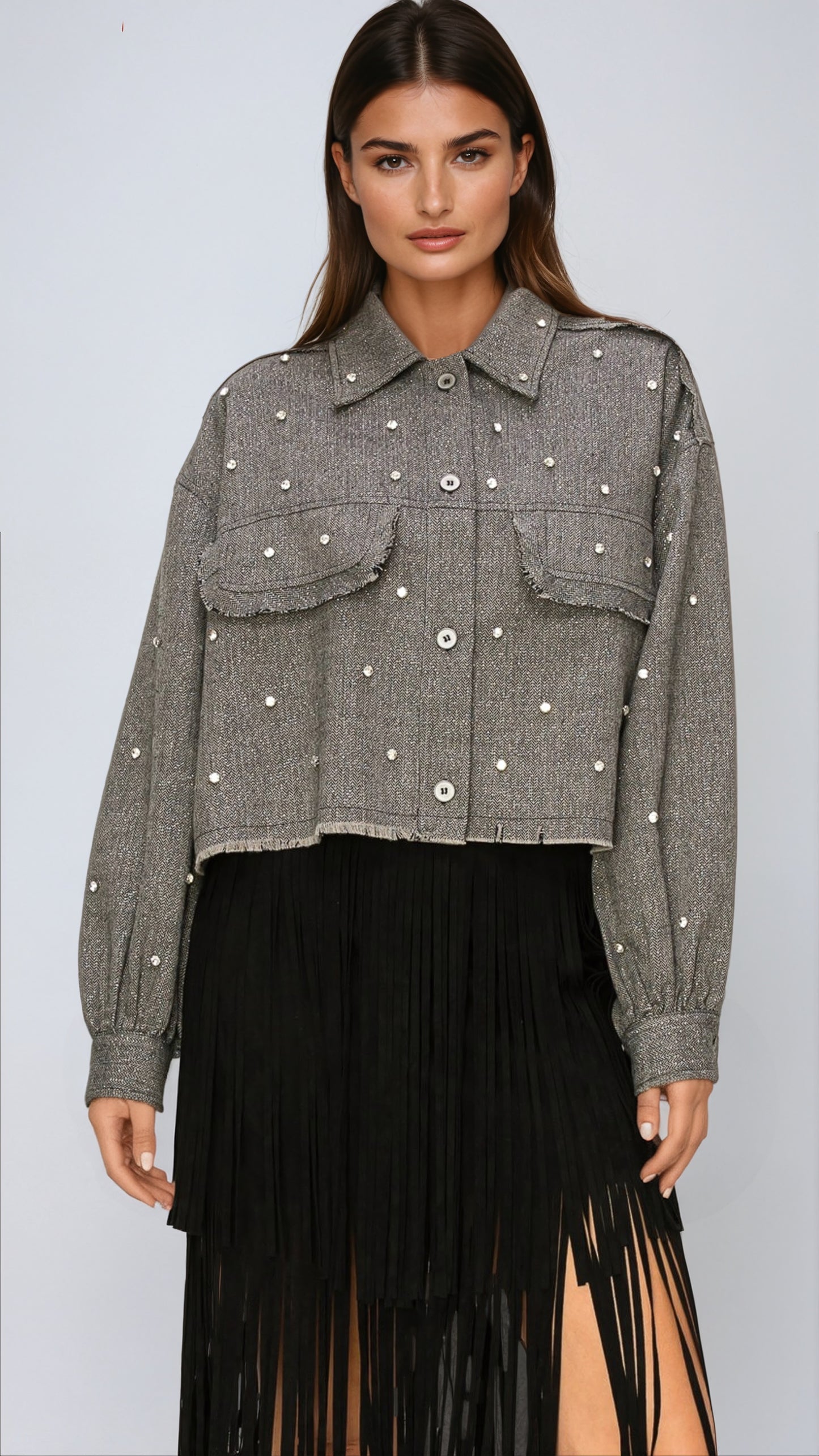Diamente charcoal Shirt