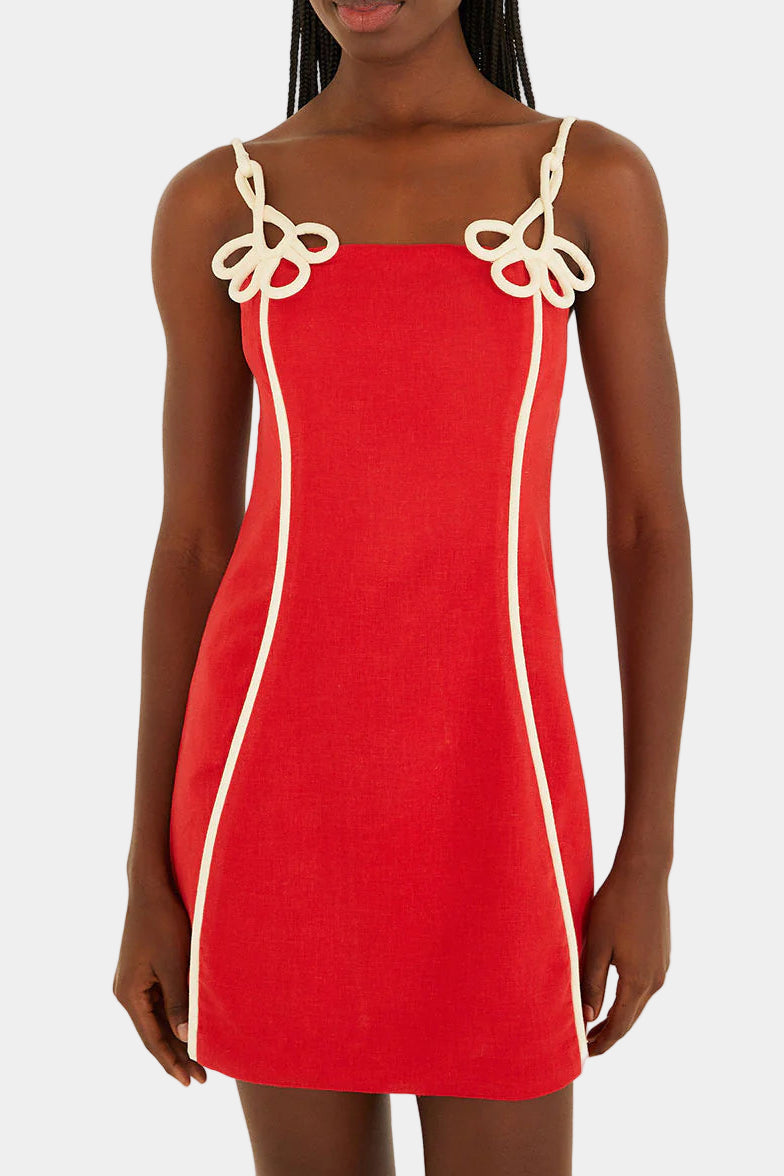 Contrast Piping Sundress