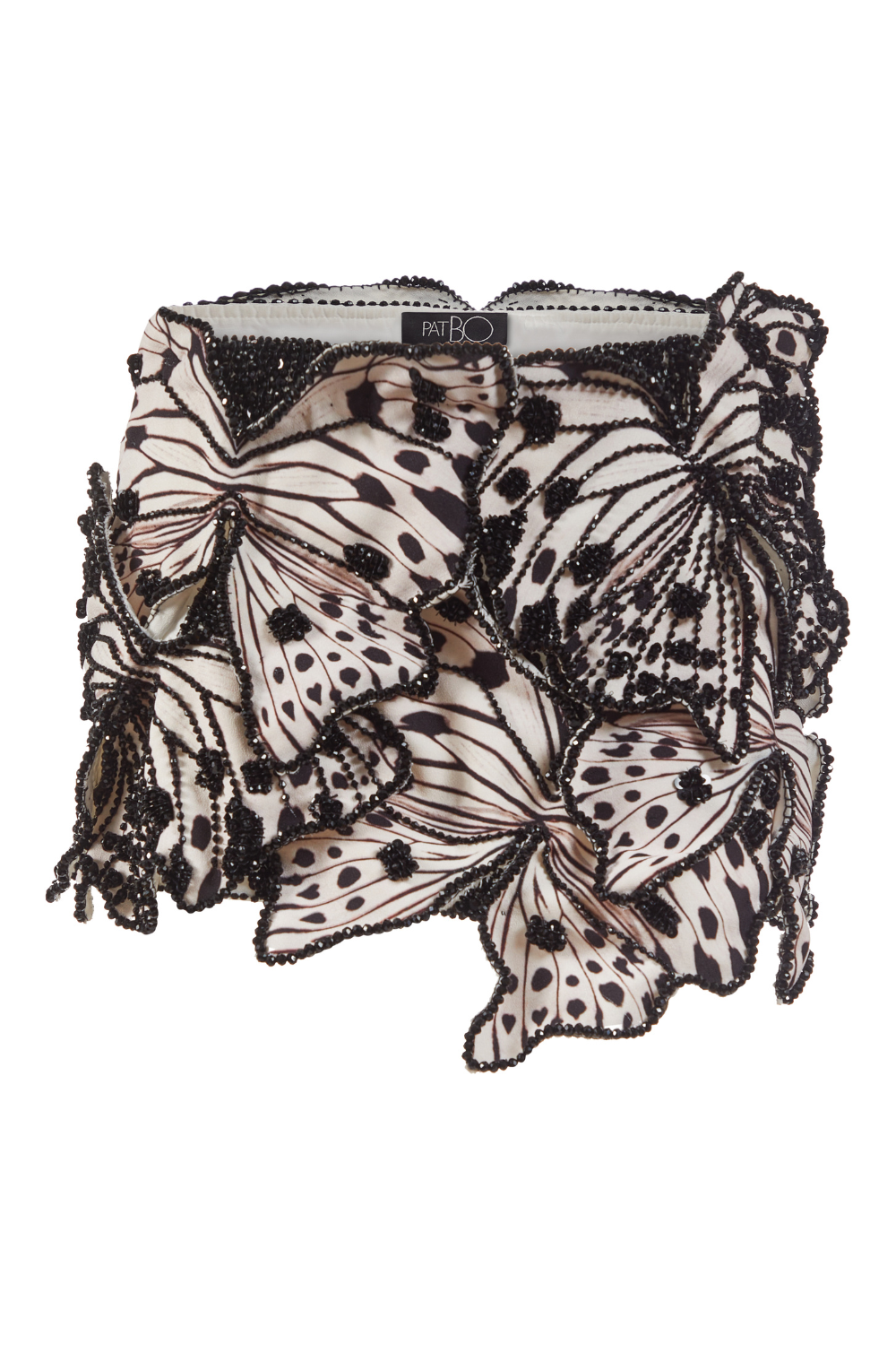 BUTTERFLY EMBROIDERED MINI SKIRT (RUNWAY)