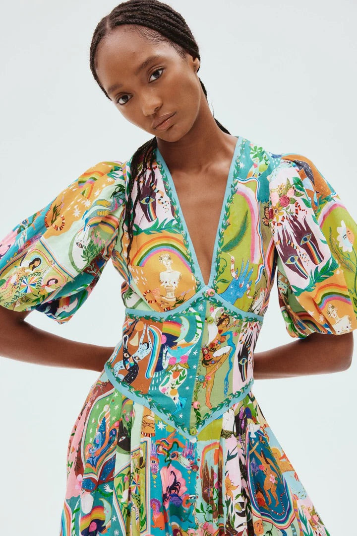 Evergreen Midi Dress