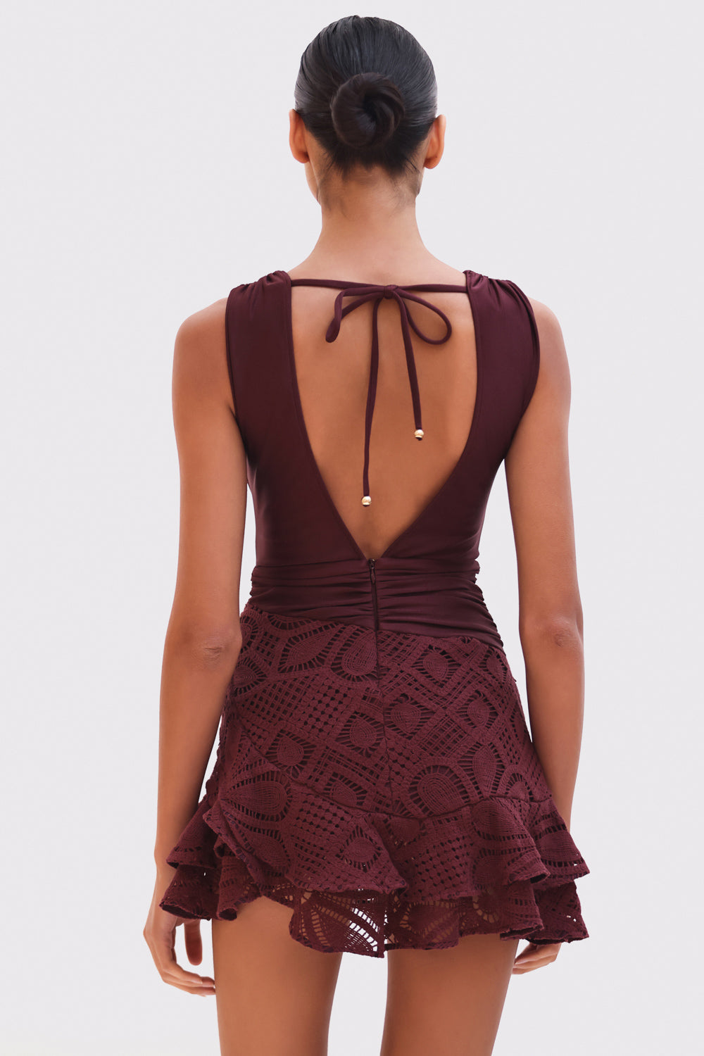 Camila Coelho Crochet Mini Dress
