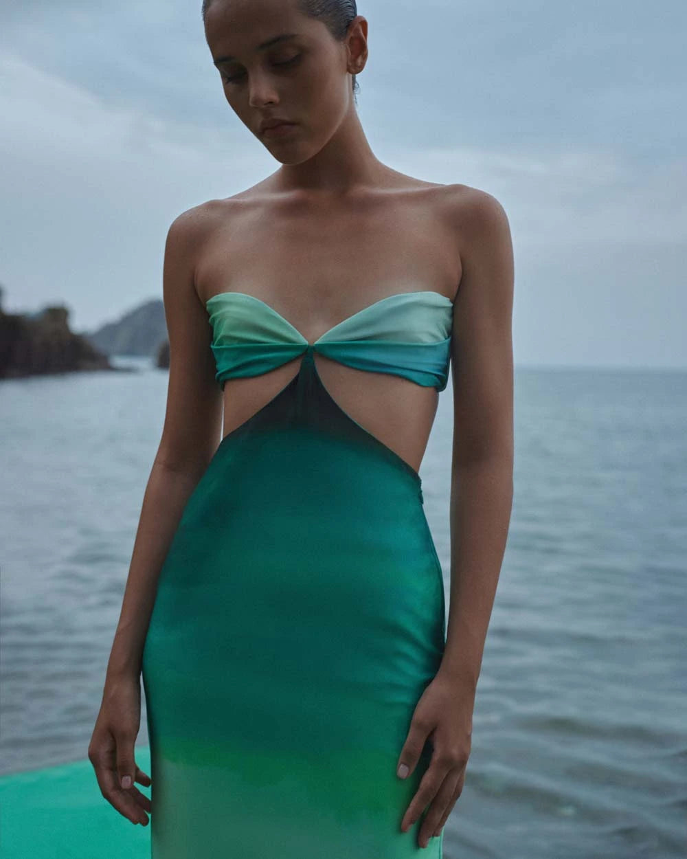 Riri Maxi Dress-Evergreen