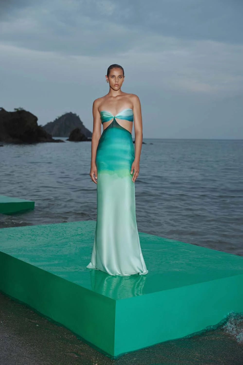 Riri Maxi Dress-Evergreen
