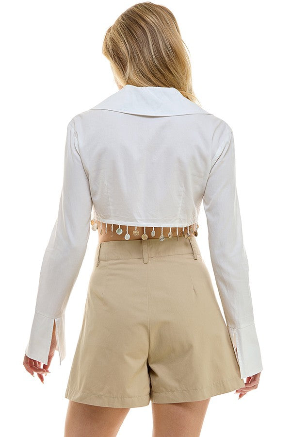 Inka Cropped Shirt
