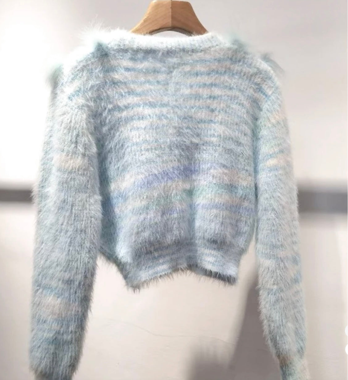 Dimi Fox Cardigan- Light blue