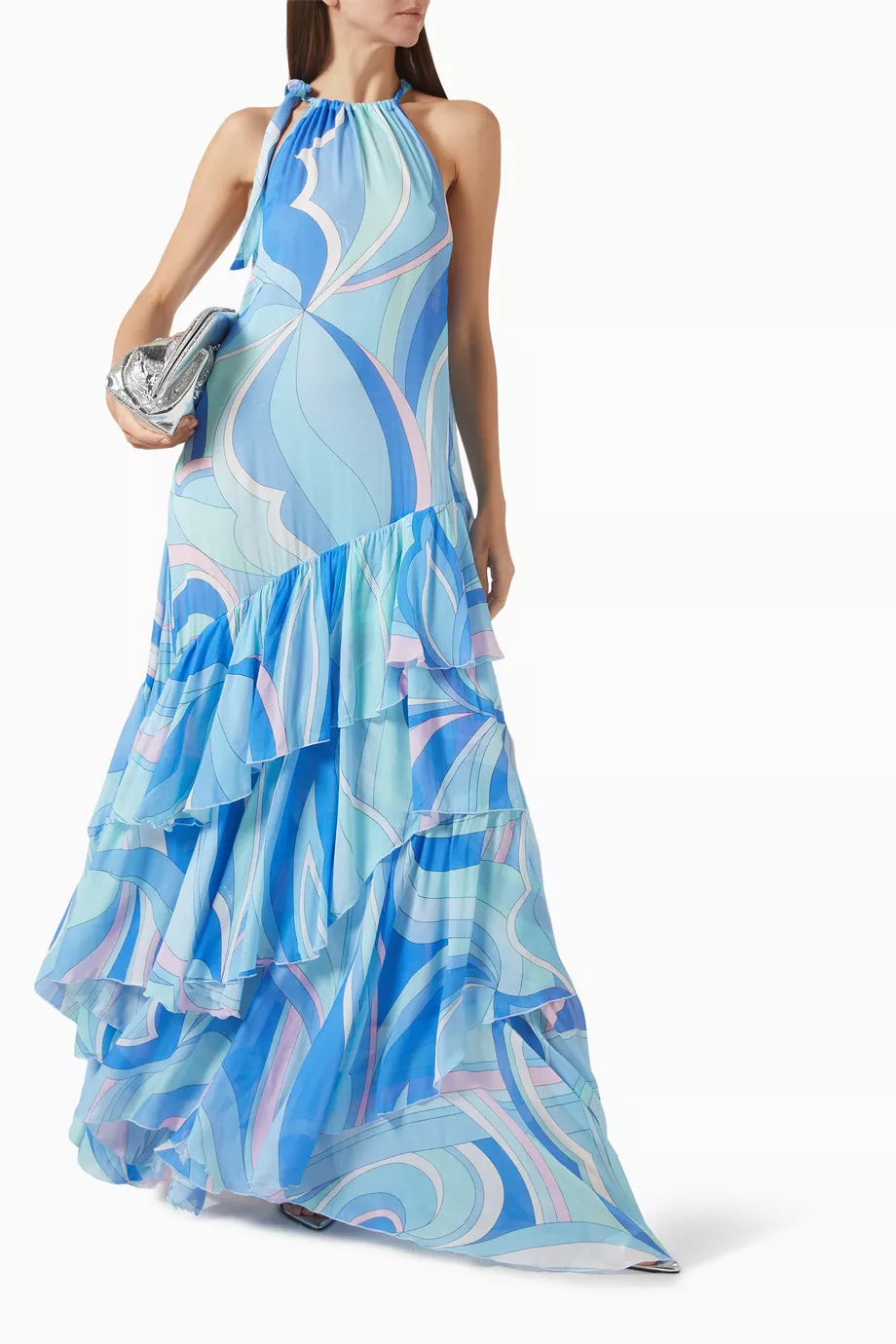 Flora Maxi Dress- Dolce Blue
