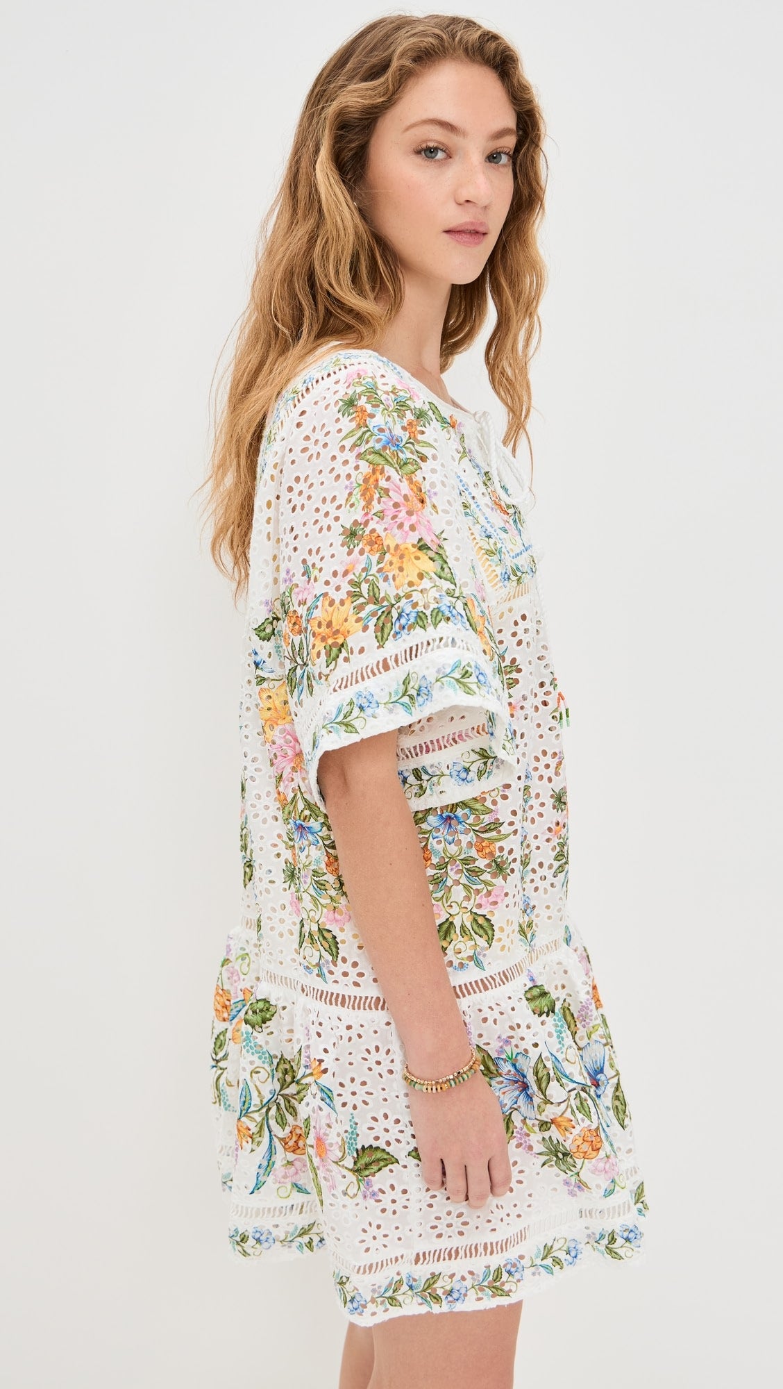 Sweet Bloom Bouquet Swim Cover-Up Dress