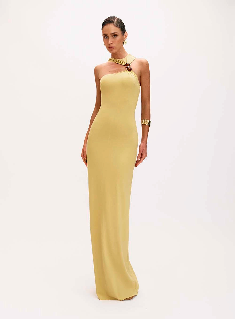 Long Dress With Amber Detail Meghann