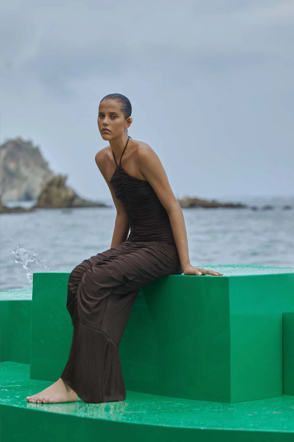 Zoe Maxi Dress-Marron