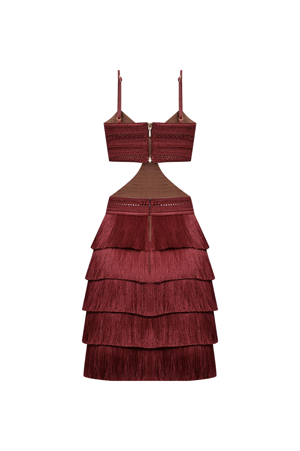 AMBER FRINGE MINI DRESS X CAMILA COHELO