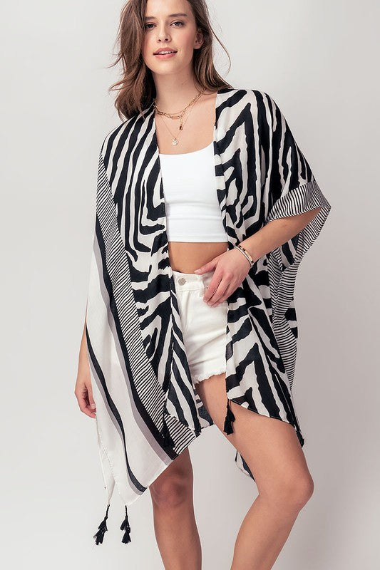Zebra Kimono