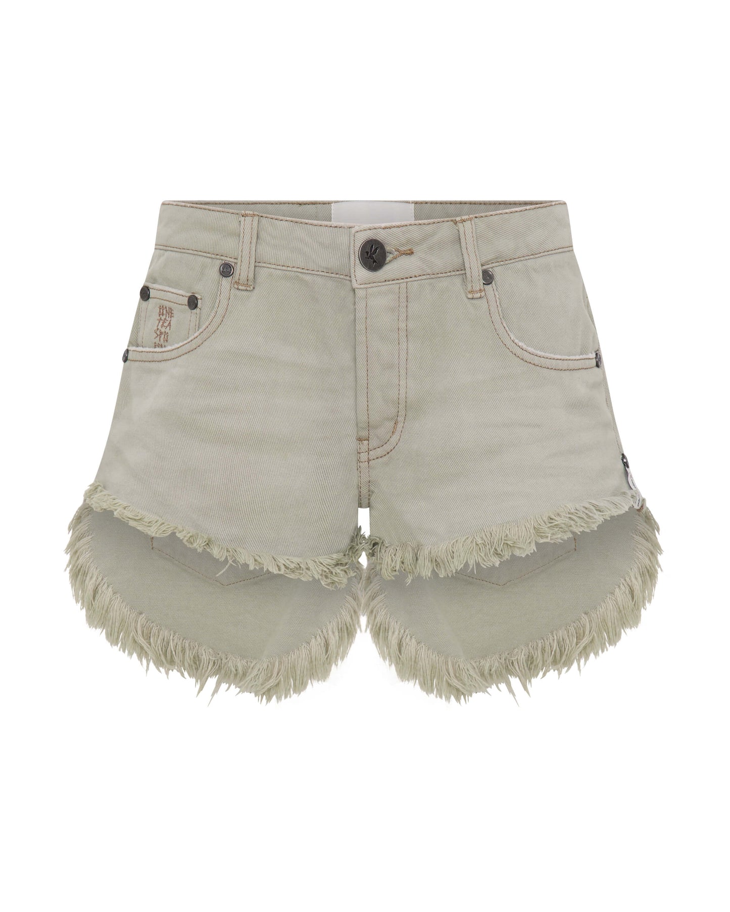Bonitas Denim Shorts - Faded Khaki