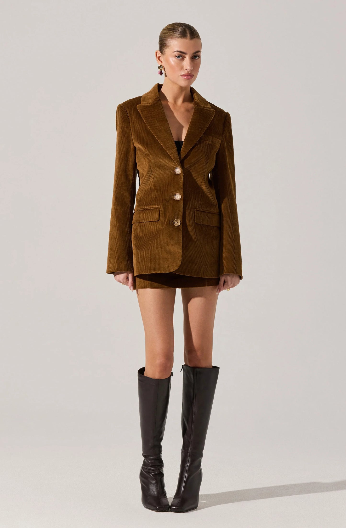 Boyfriend Corduroy Blazer Set
