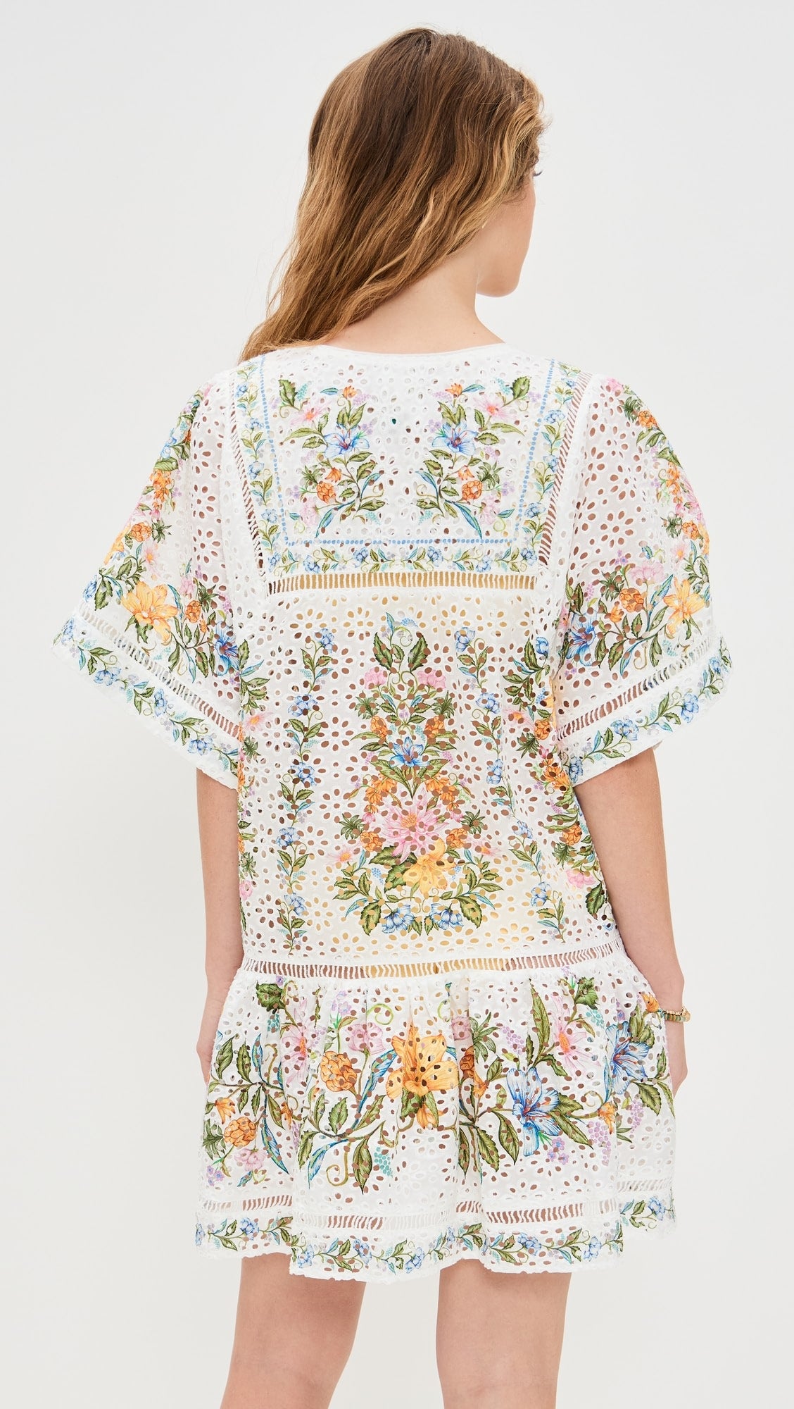 Sweet Bloom Bouquet Swim Cover-Up Dress