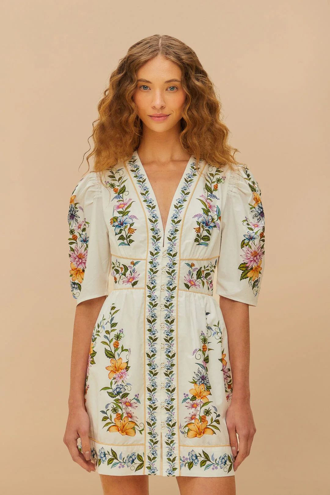 Off-White Sweet Bloom Dreamscape Mini Dress