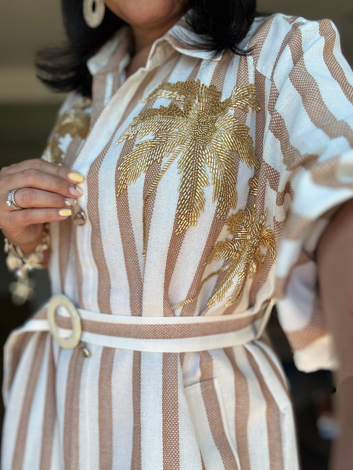 Palms Sequin Dress