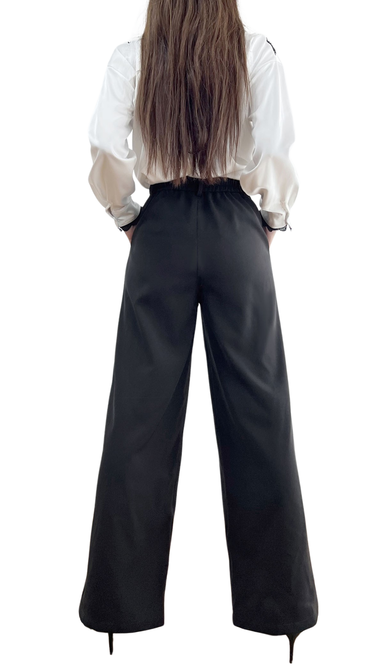 Silhouette Pants-Black