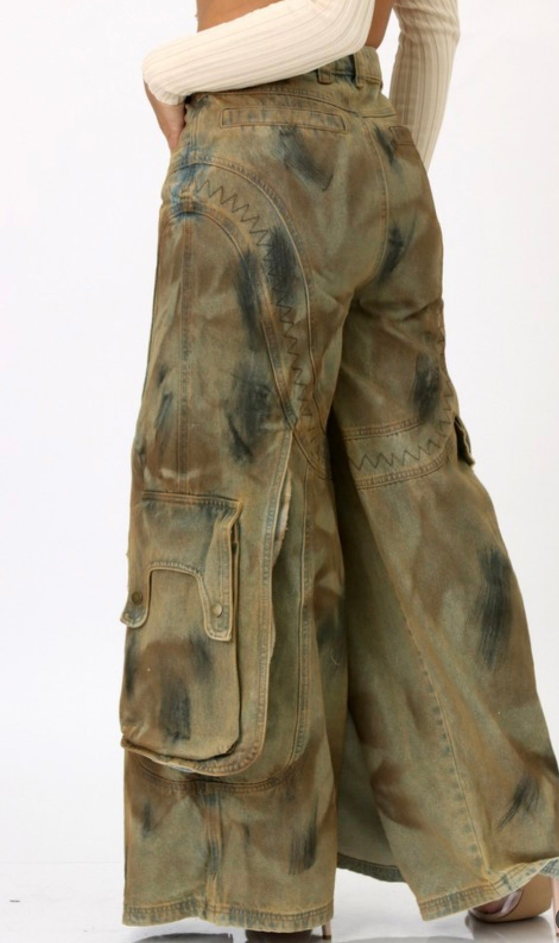 The Distressed Cargo Pants
