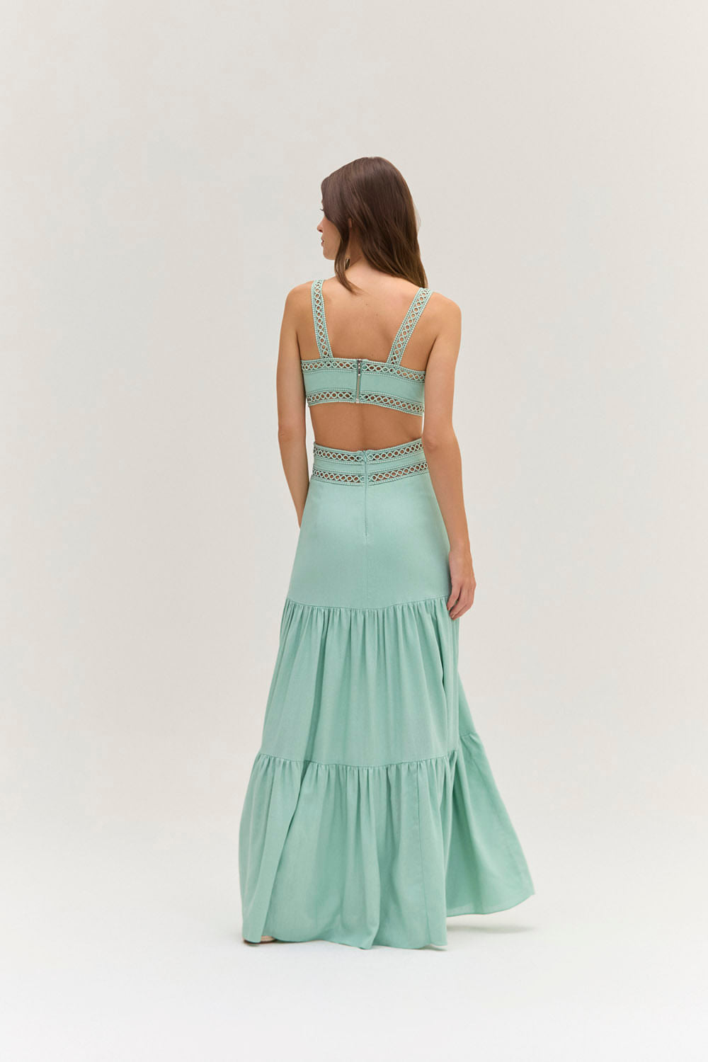 CANDY LINEN LONG DRESS