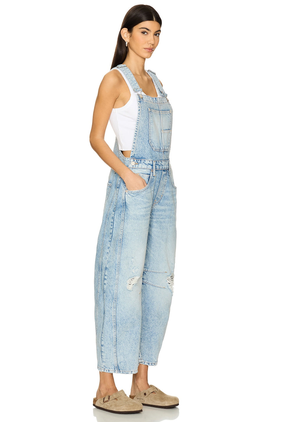 x We The Free Good Luck Denim Overall