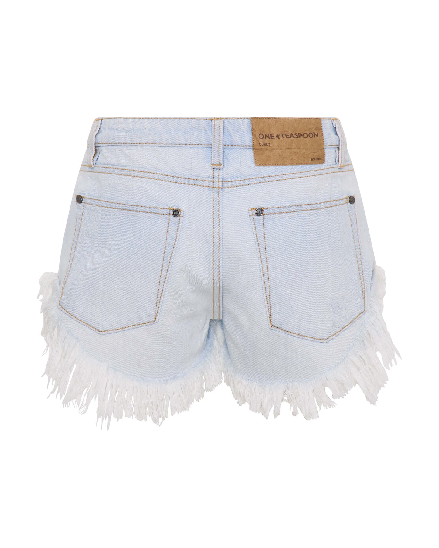 Dukes Denim shorts- Cyber Blue