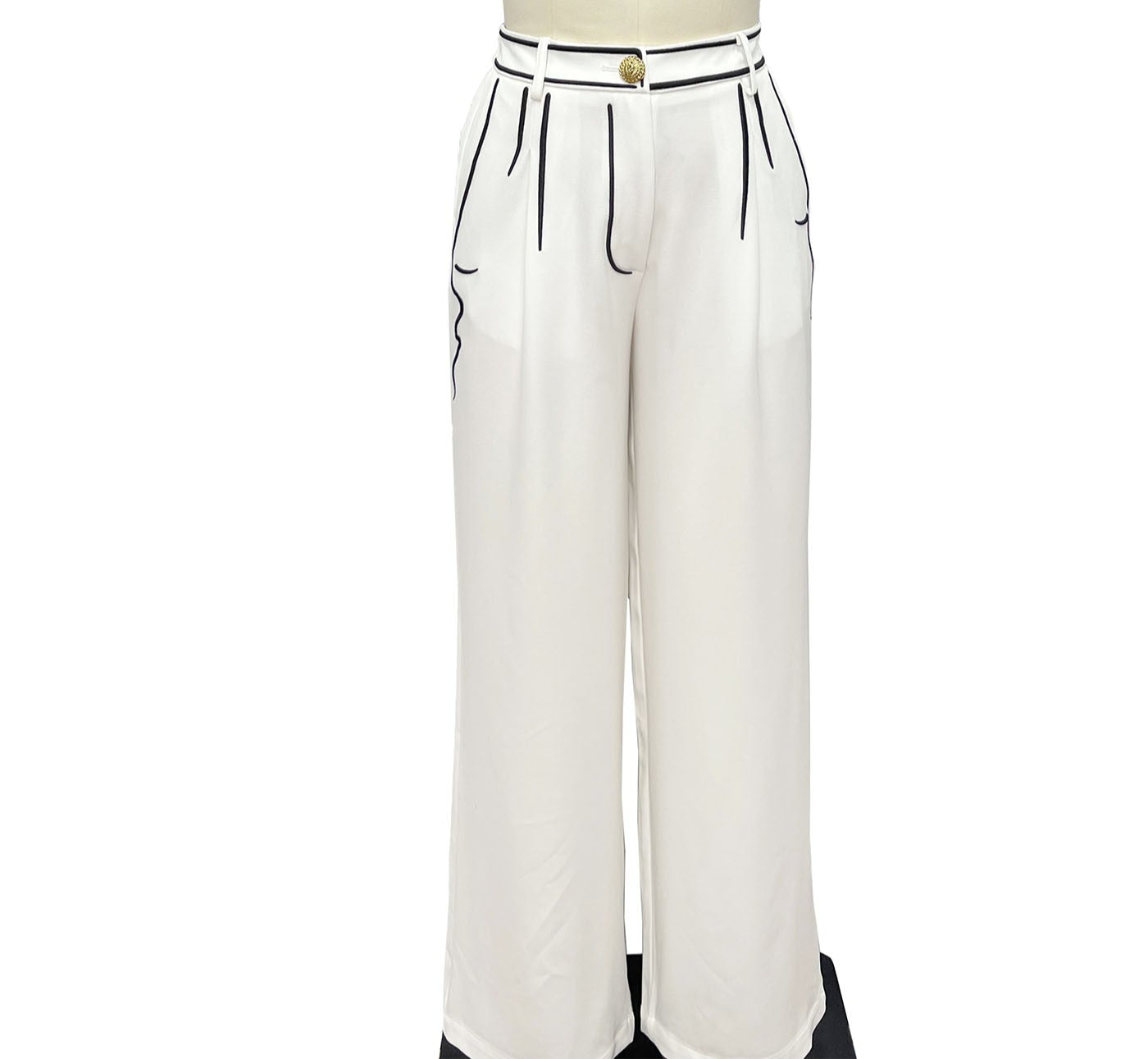 Silhouette Pants- White
