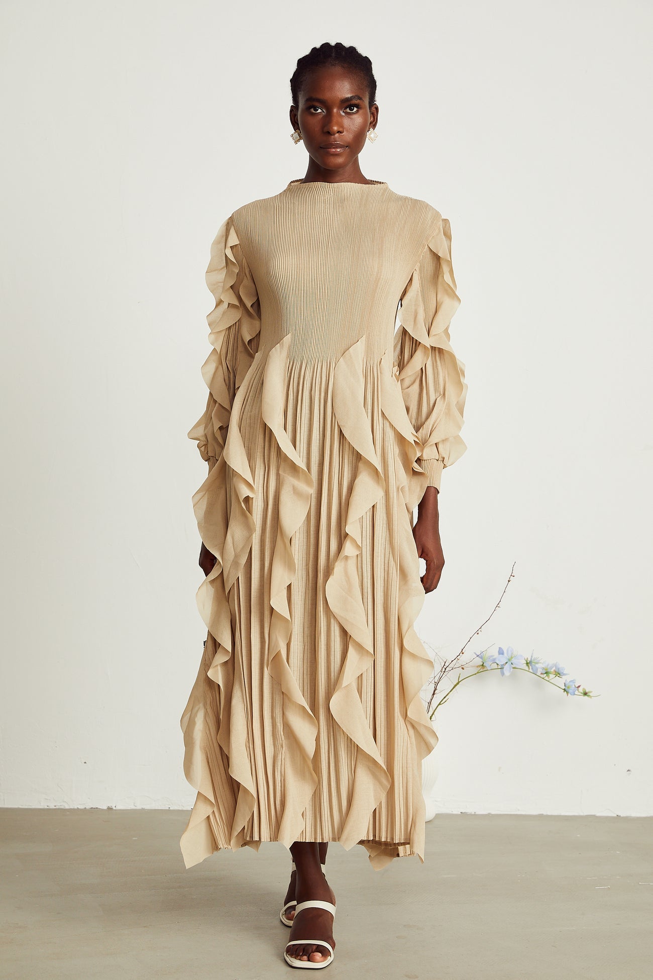 Carmen Ruffles Dress