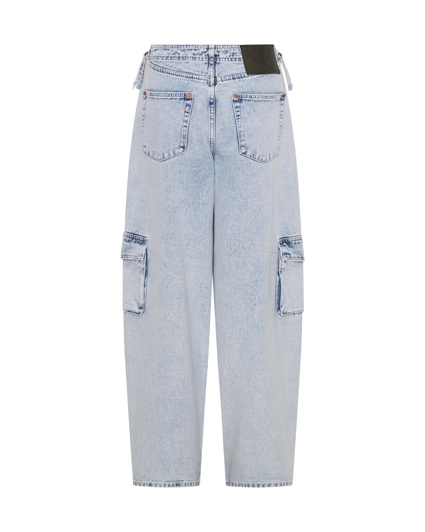 Ravens Barrel Leg Denim Jeans - Bahama Blue