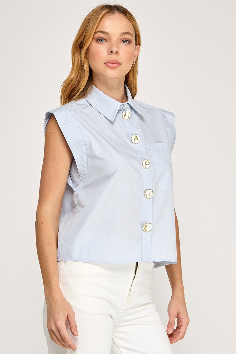 Monaco Sleeveless Shirt