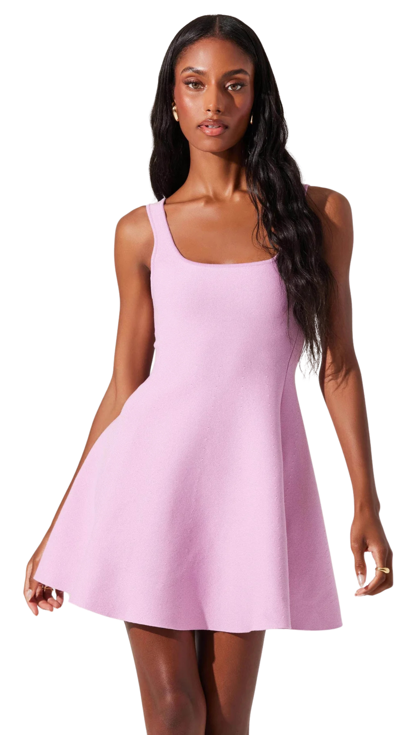 Lucile Mini Sweater Skater Dress