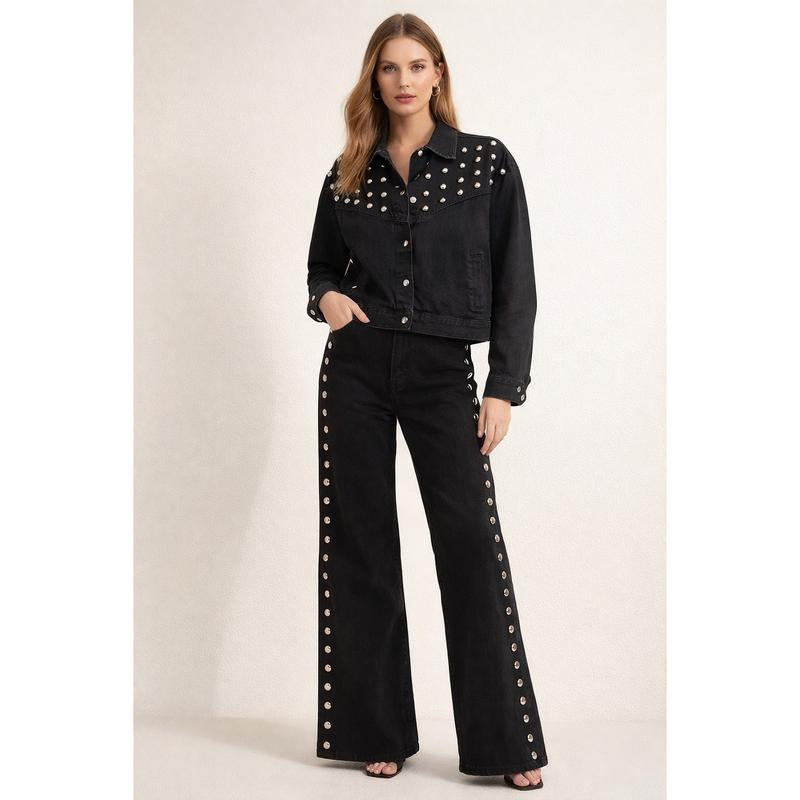 Eclipse Studded Denim Set