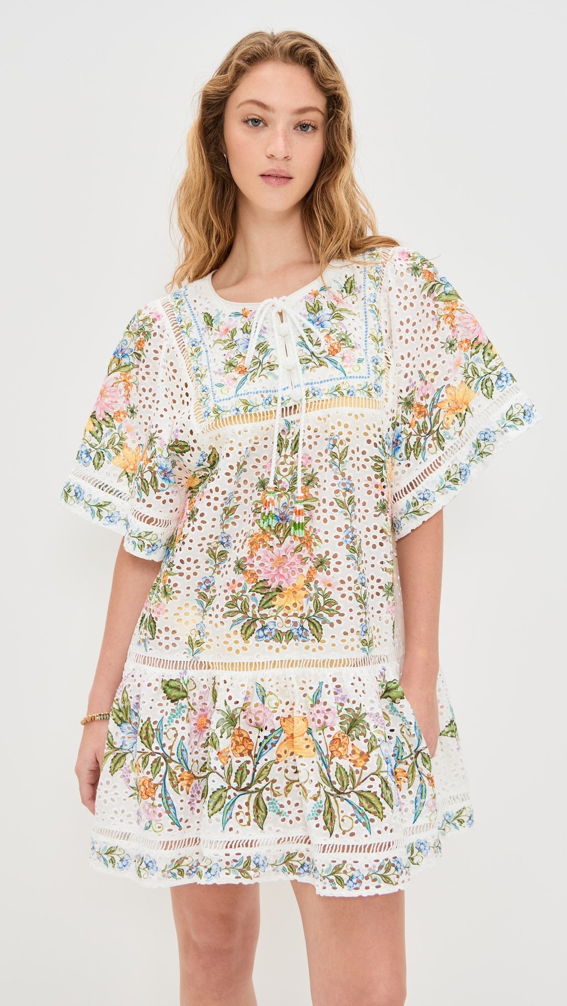 Sweet Bloom Bouquet Swim Cover-Up Dress