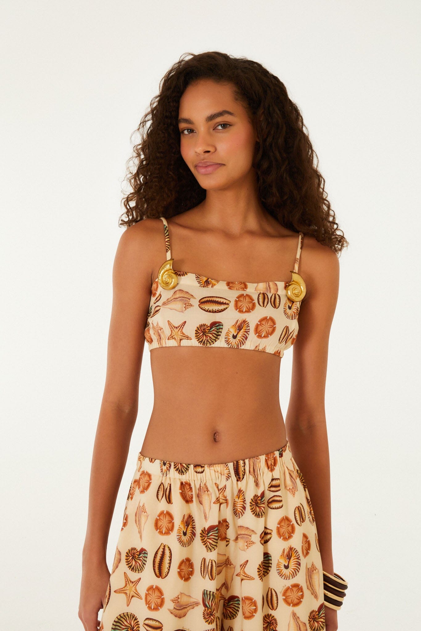Sand Marine Shells Balloon Pants Set