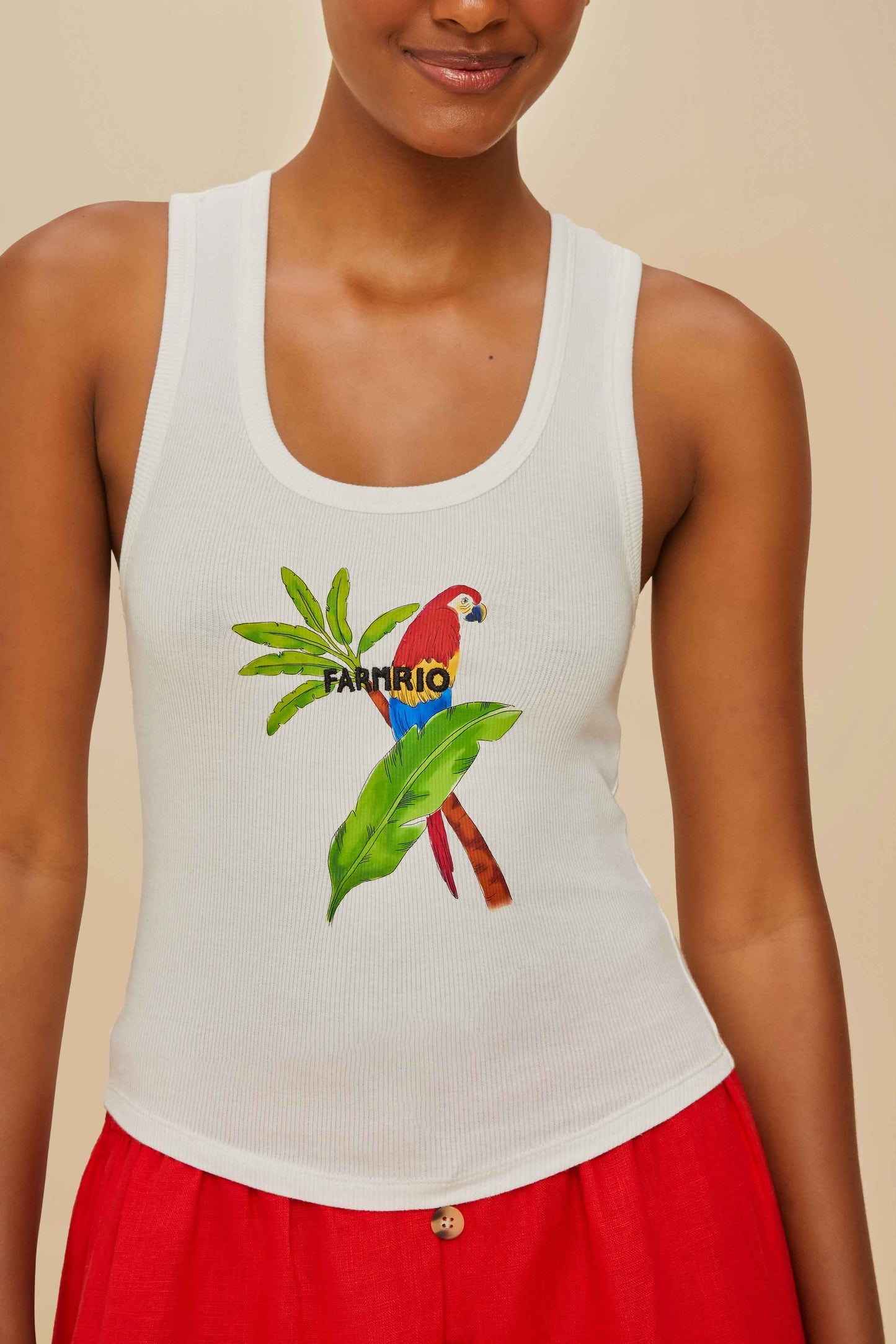 Off-White Farmrio Macaw Tank Top
