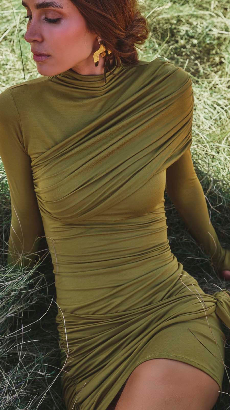 Alice Short Green Dress