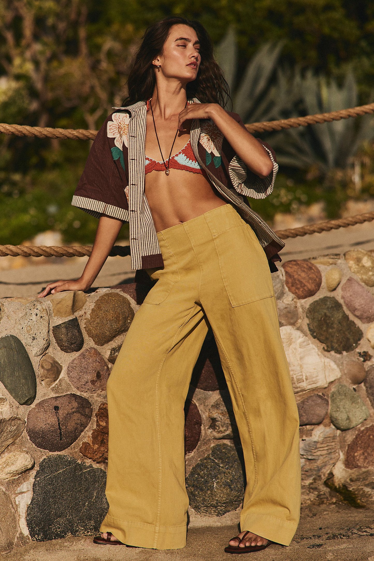 We The Free Breezy Denim Pull-On Jeans-Antelop