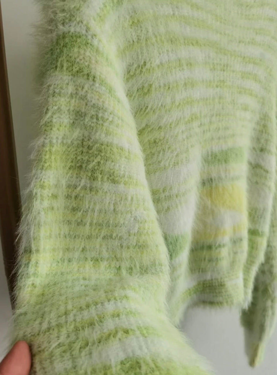 Dimi Fox Cardigan- Light Green