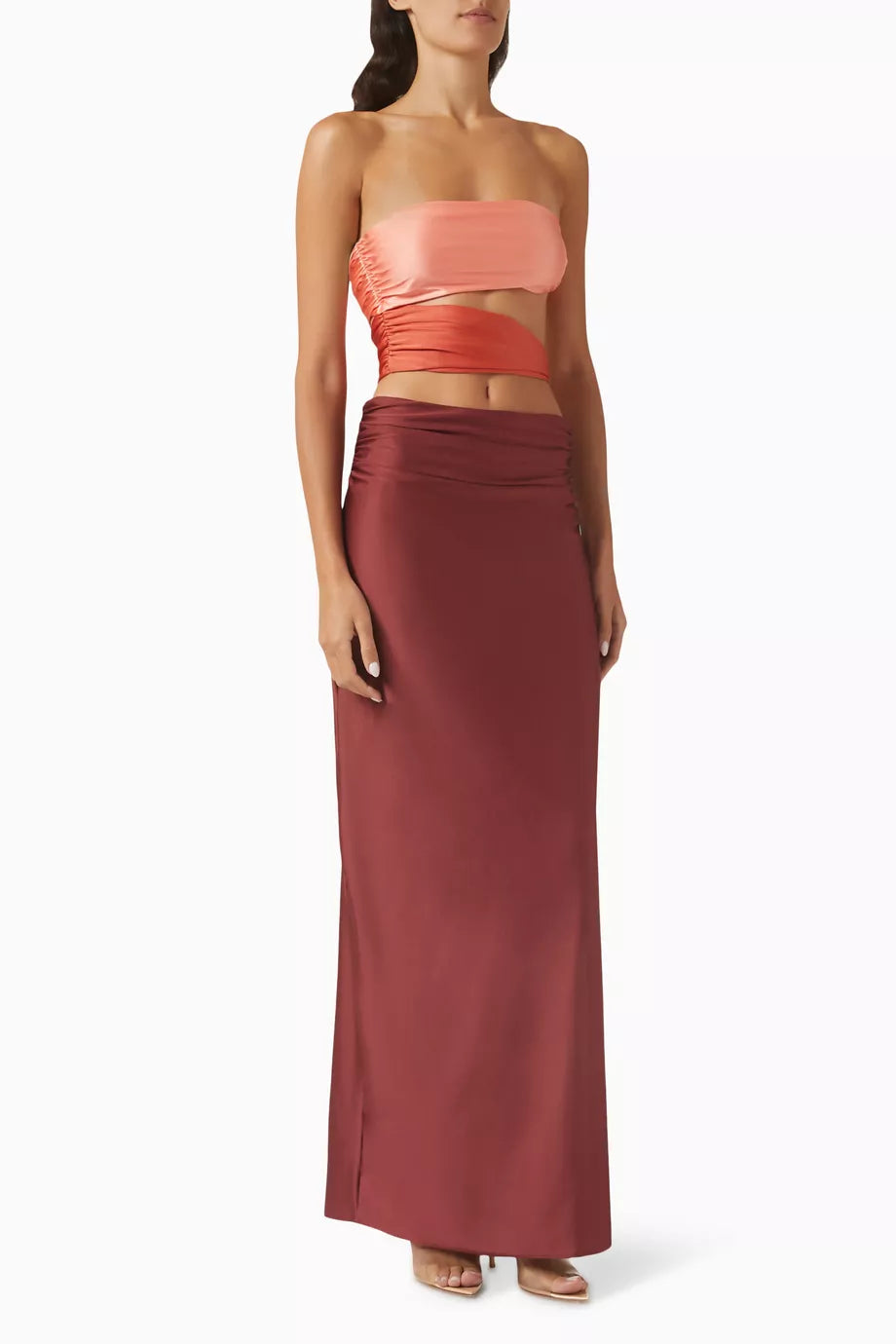 Isla Maxi Dress-Tangelo