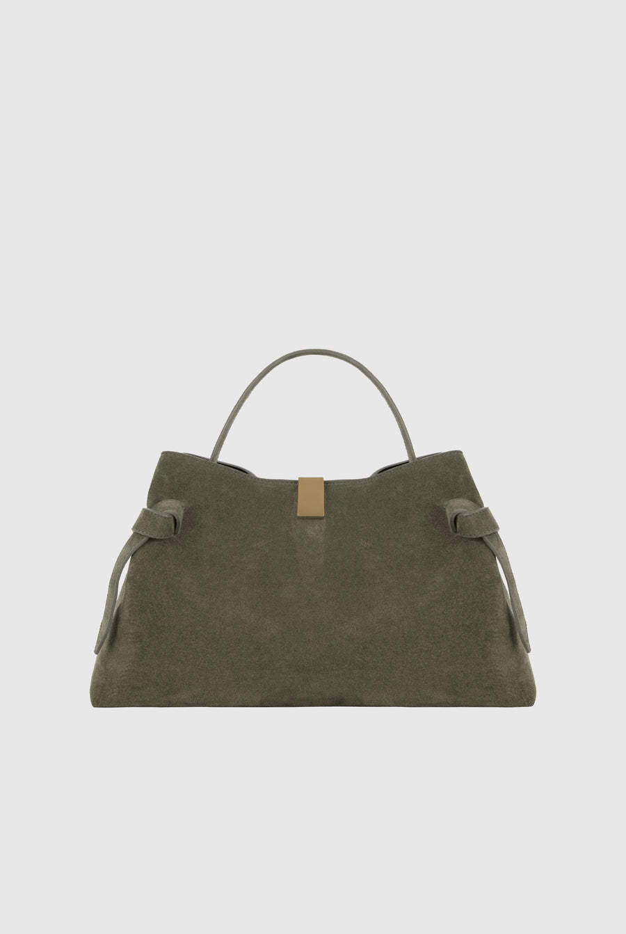 GYOZA - TRUFFLE SUEDE BAG