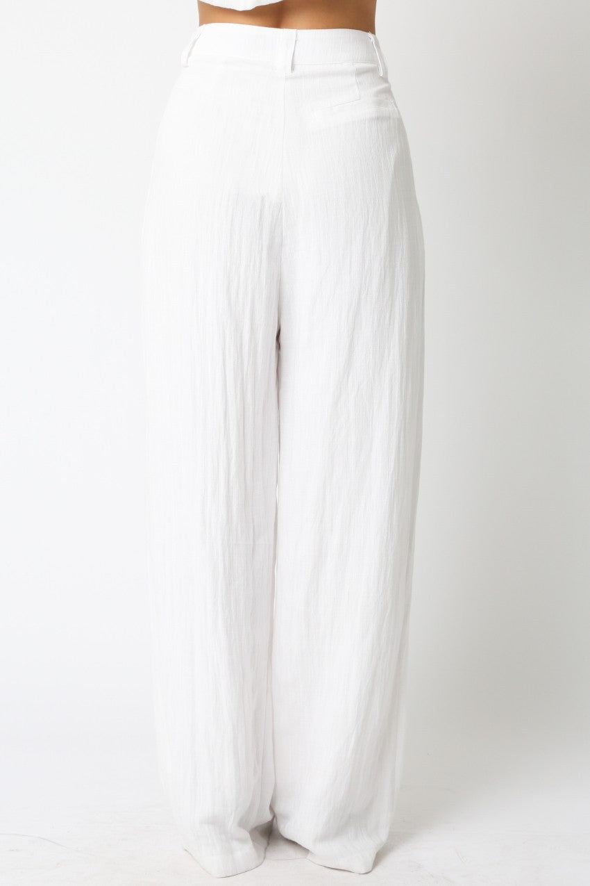 Elira Pant-white