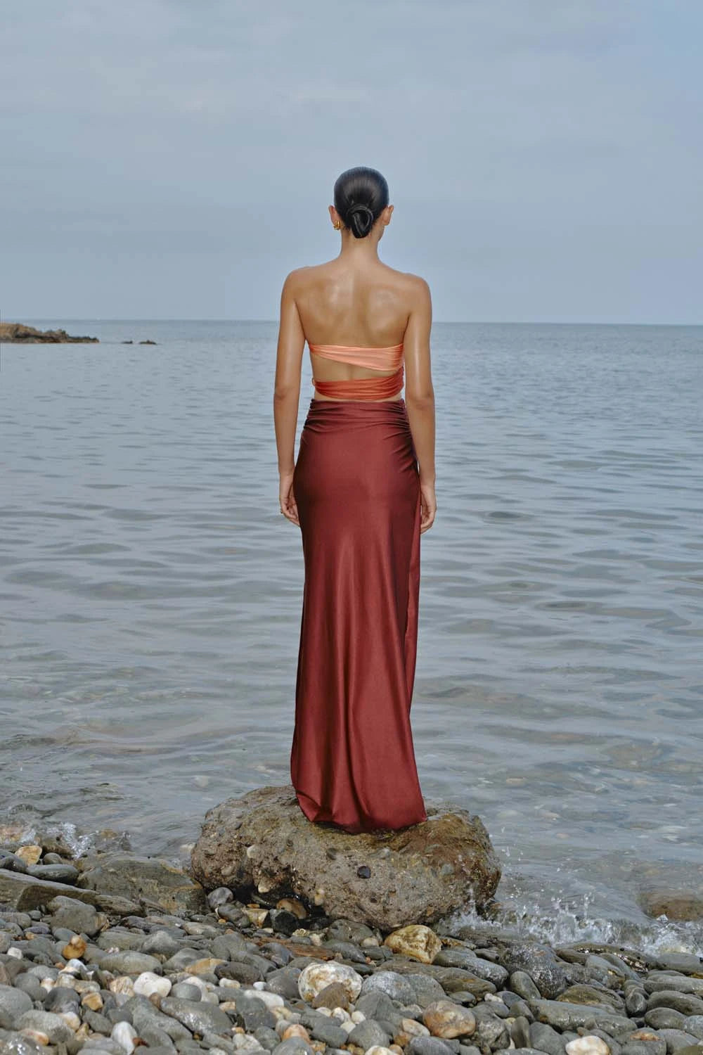 Isla Maxi Dress-Tangelo