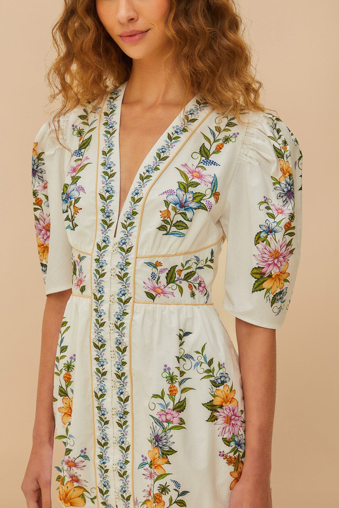 Off-White Sweet Bloom Dreamscape Mini Dress
