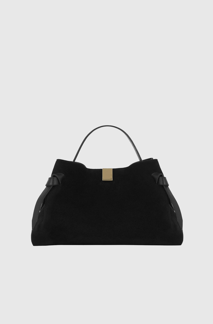 GYOZA - BLACK SUEDE BAG
