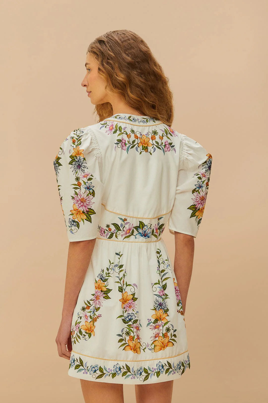 Off-White Sweet Bloom Dreamscape Mini Dress