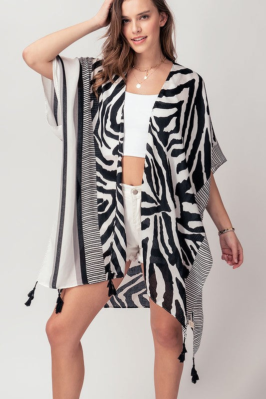 Zebra Kimono