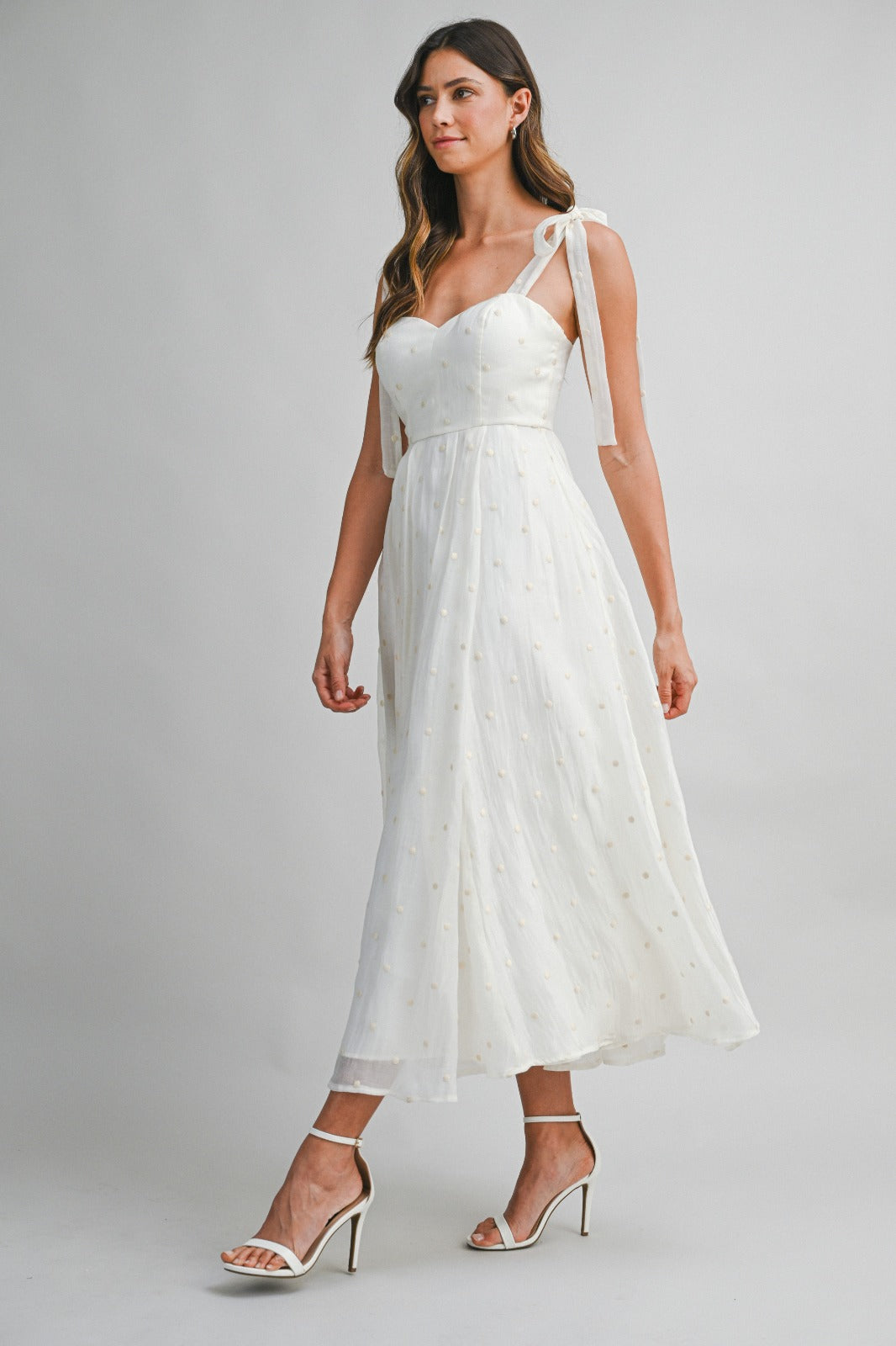 Soft Bloom Midi Dress
