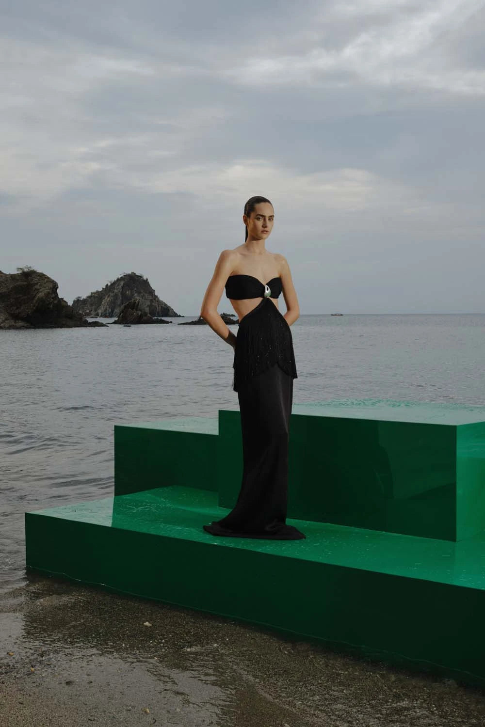 Dua Maxi Dress-Coal
