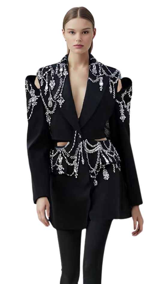 Indigo Blazer Dress