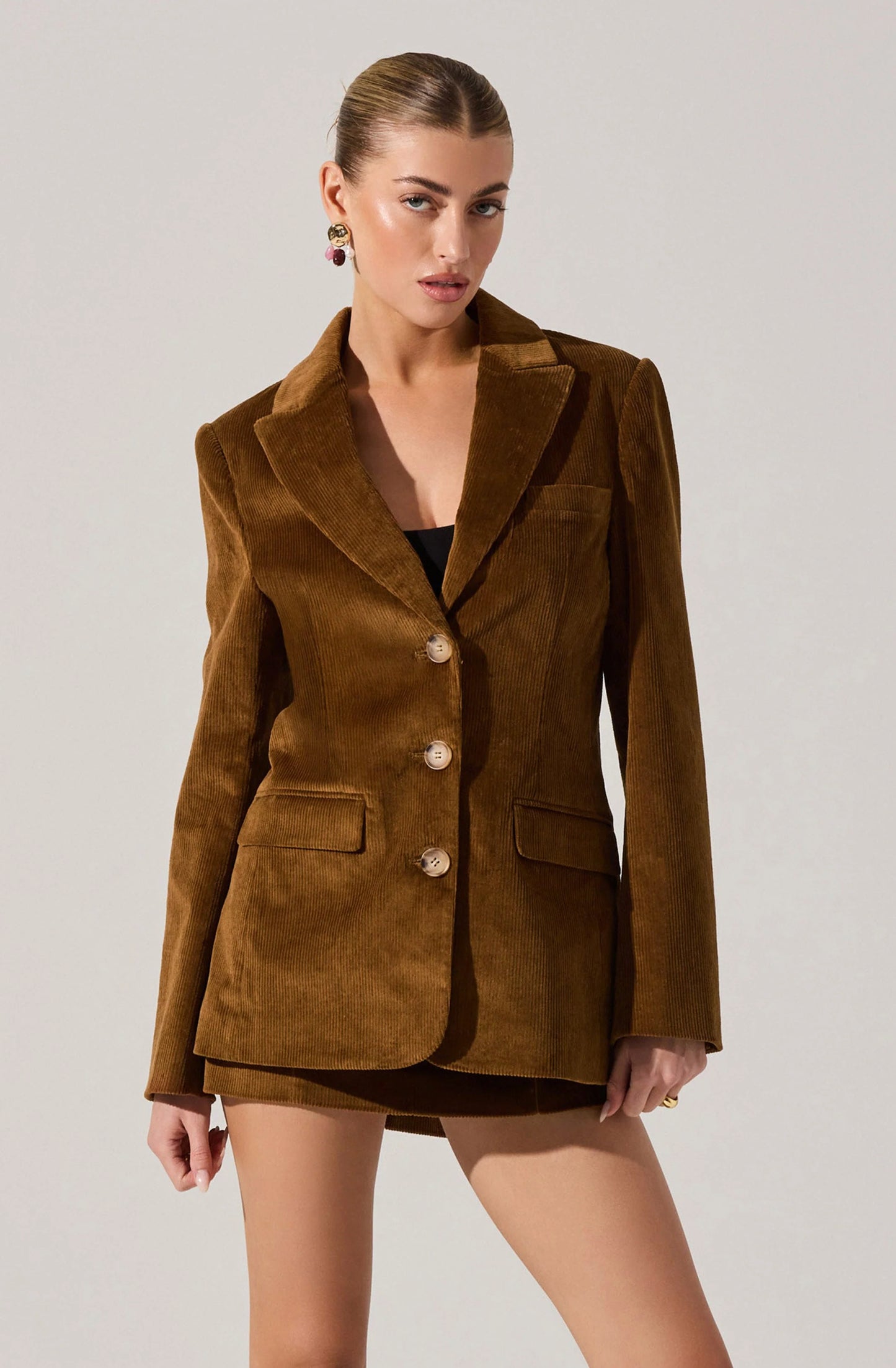 Boyfriend Corduroy Blazer Set