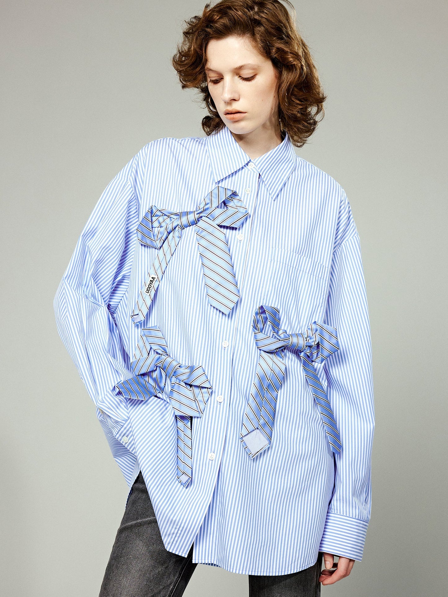 Tie Shirt-Blue